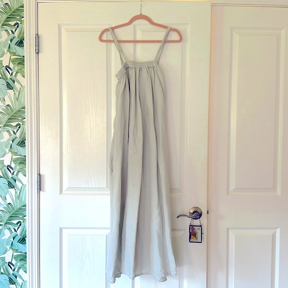 Deiji Studios Box Pleat linen dress - Size S / M